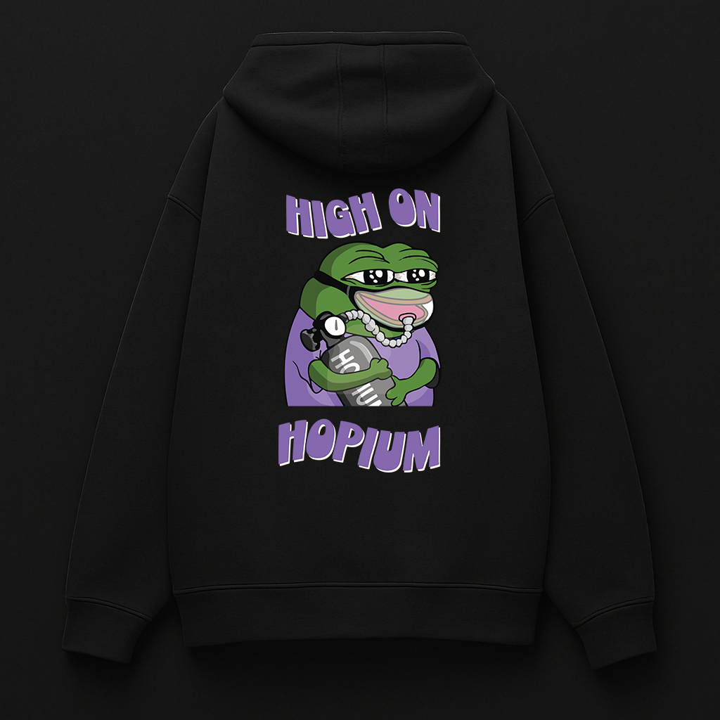 High on Hopium Oversized Hoodie