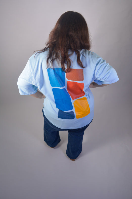 Coastal Block | Oversized Terry Tee
