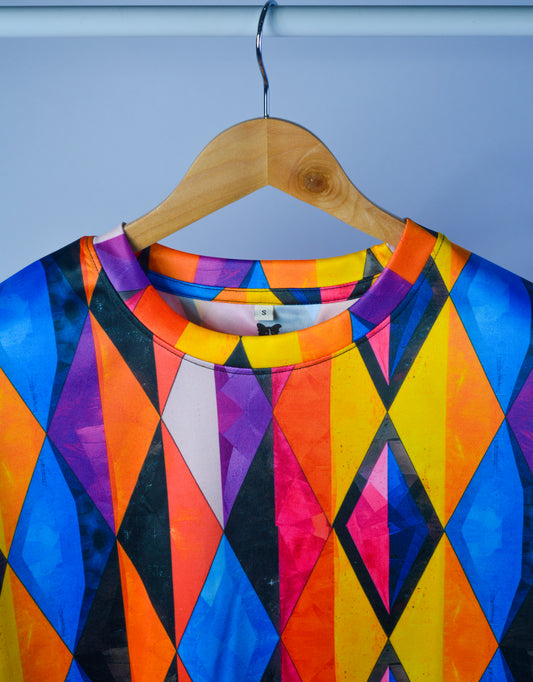 Carnival Prism | Unisex AOP Oversized Tee