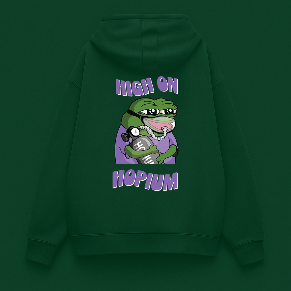 High on Hopium Oversized Hoodie