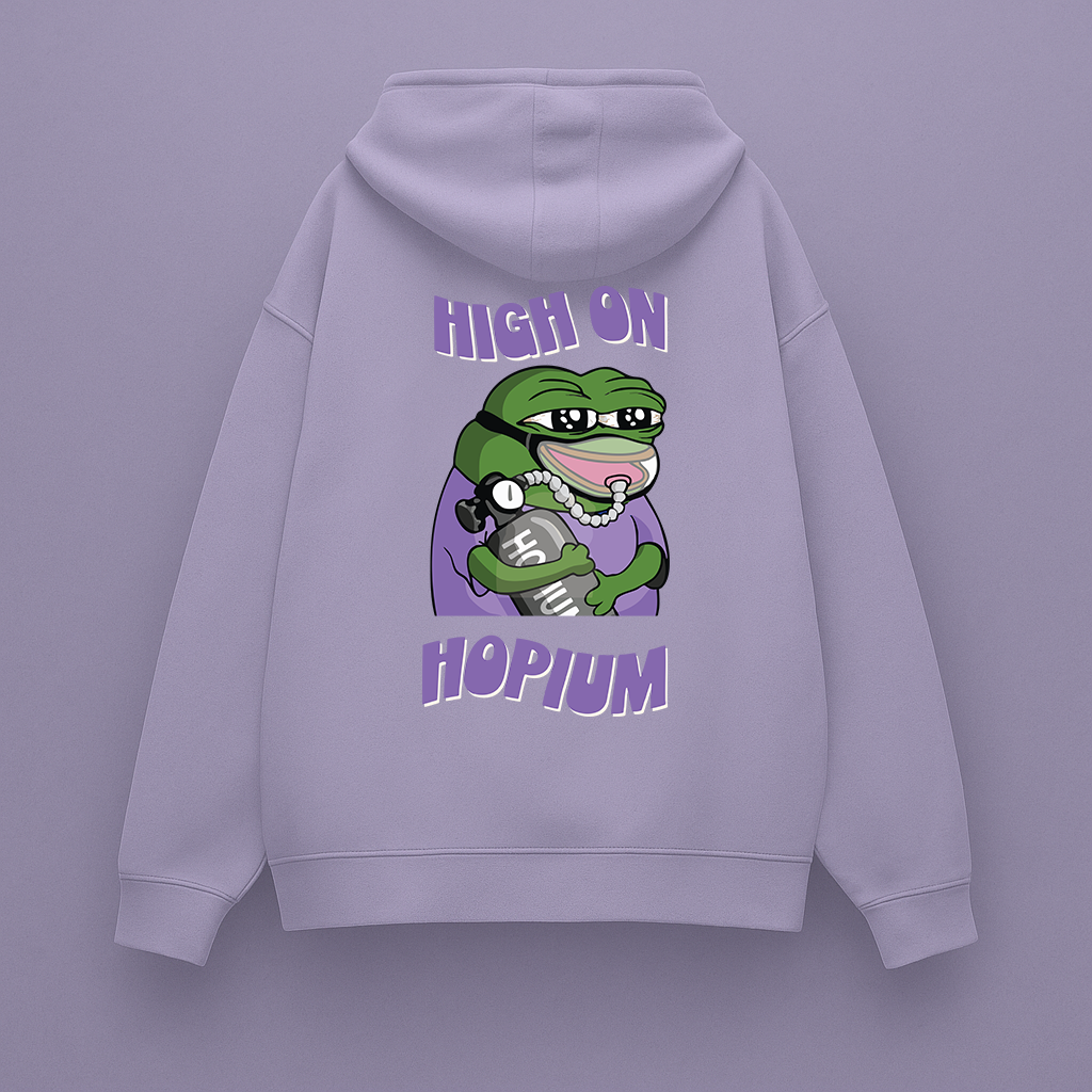 High on Hopium Oversized Hoodie