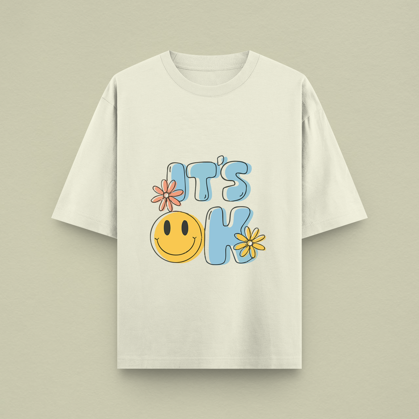 It’s OK Smiley Tee