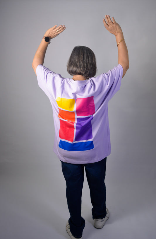 Neon Block | Oversized Terry Tee