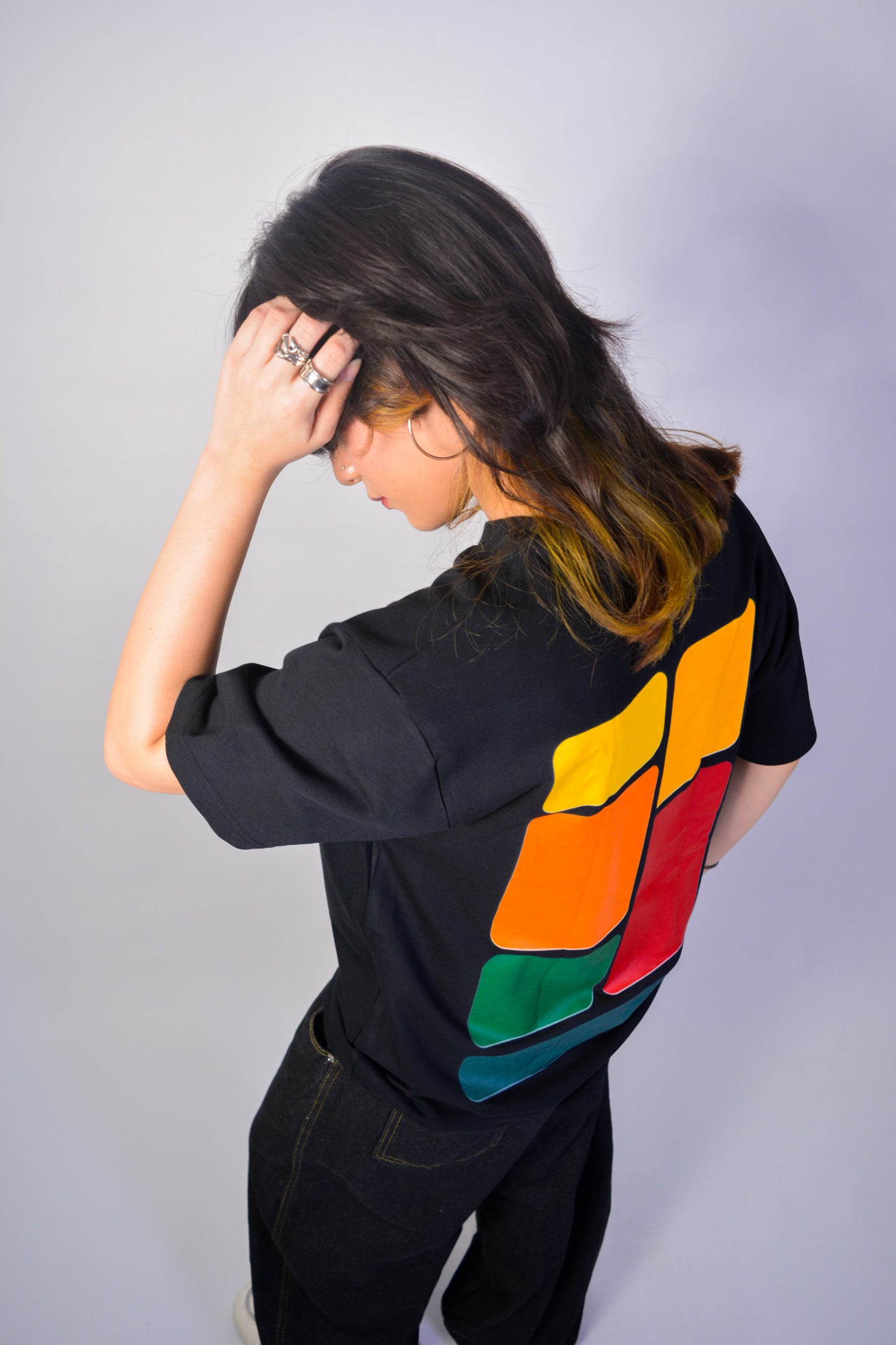 Earth Block | Oversized Terry Tee