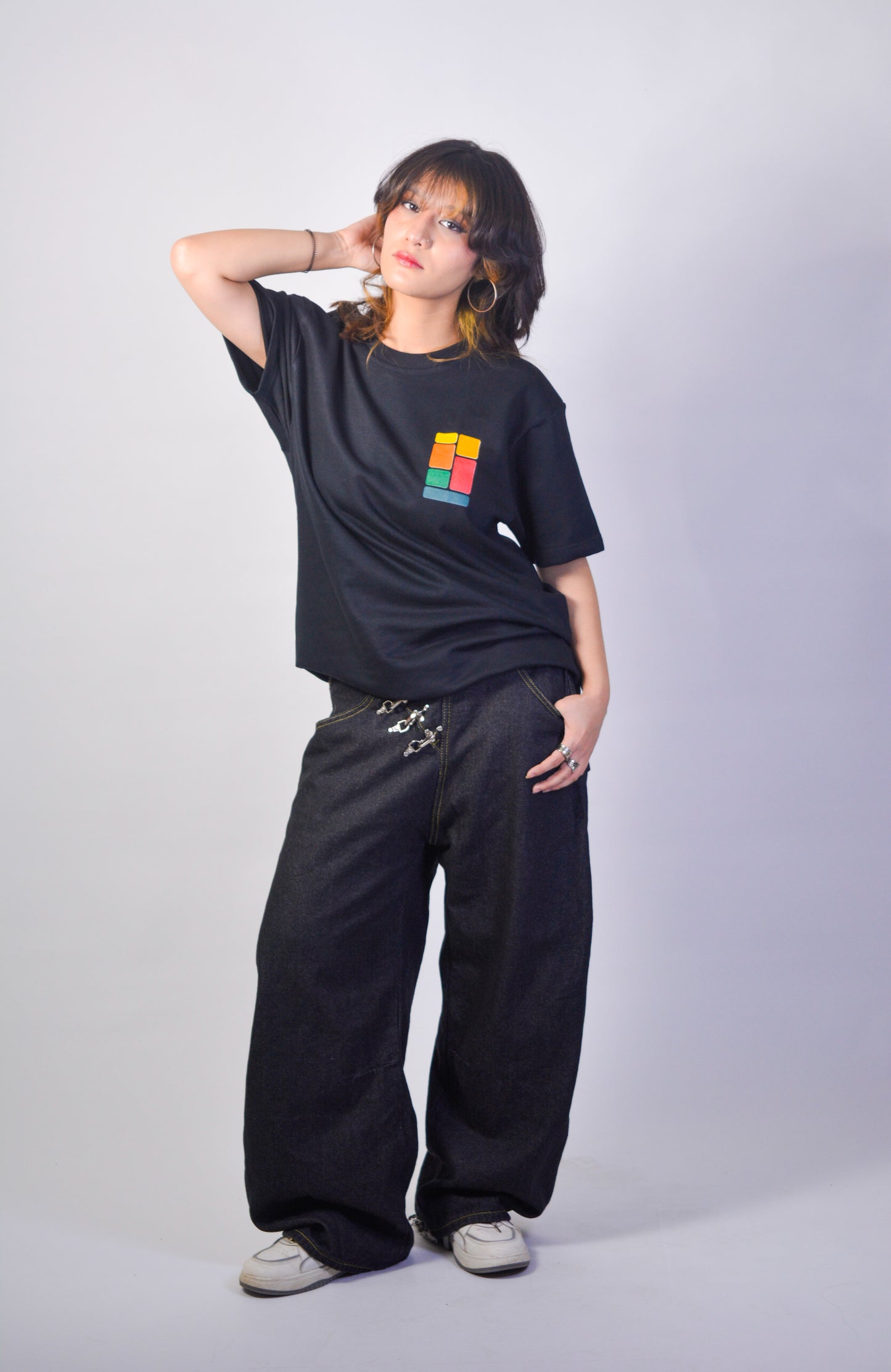 Earth Block | Oversized Terry Tee