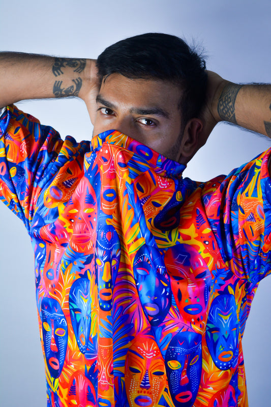 Neon Tribe | Unisex AOP Oversized Tee