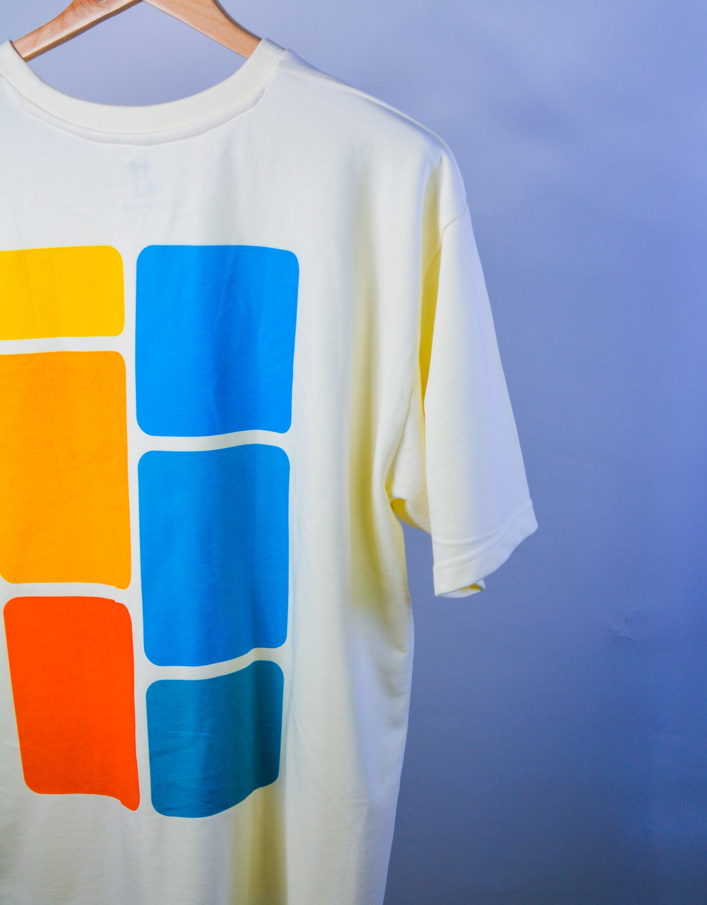 Aqua Block | Oversized Terry Tee