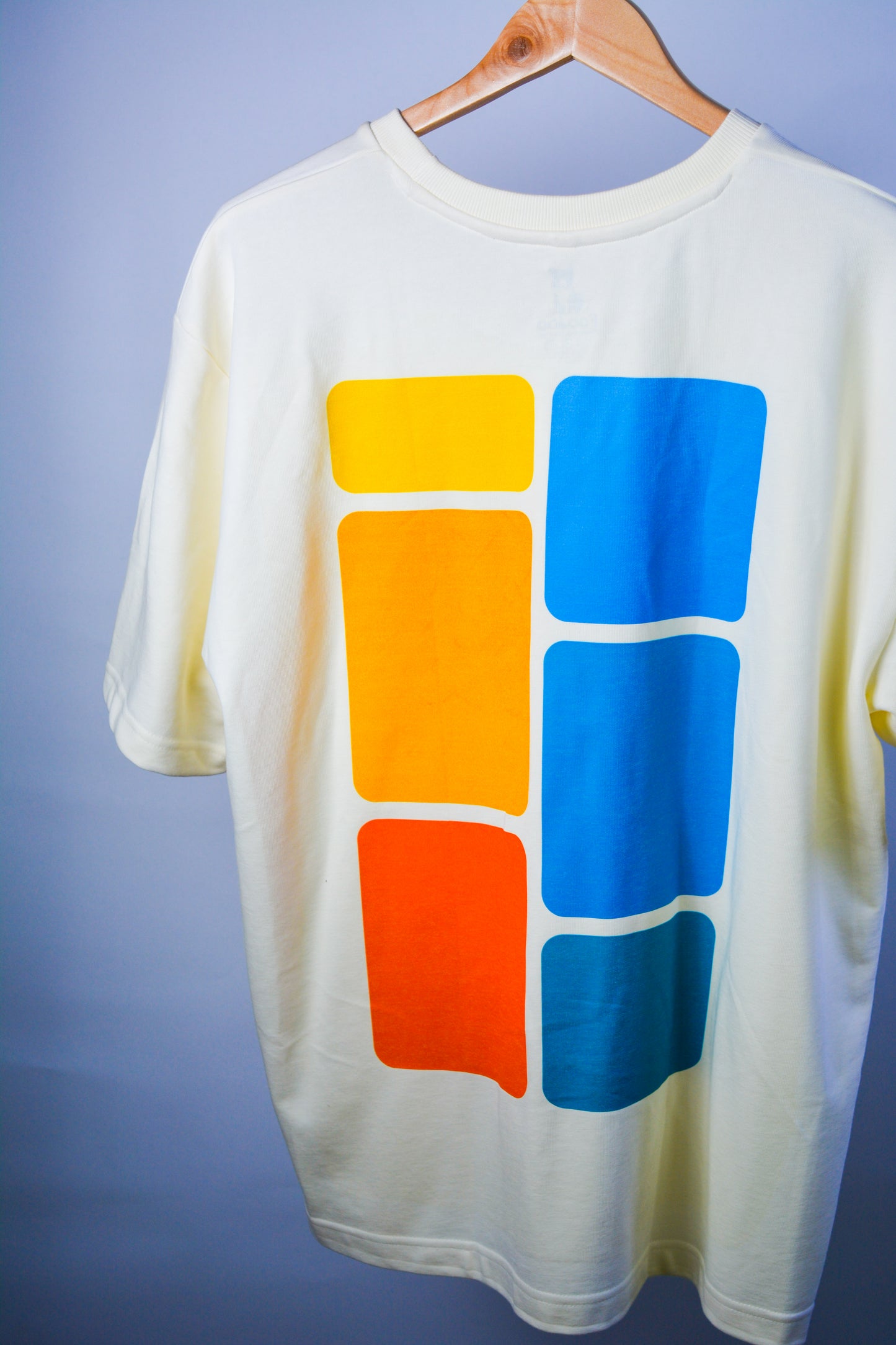 Aqua Block | Oversized Terry Tee