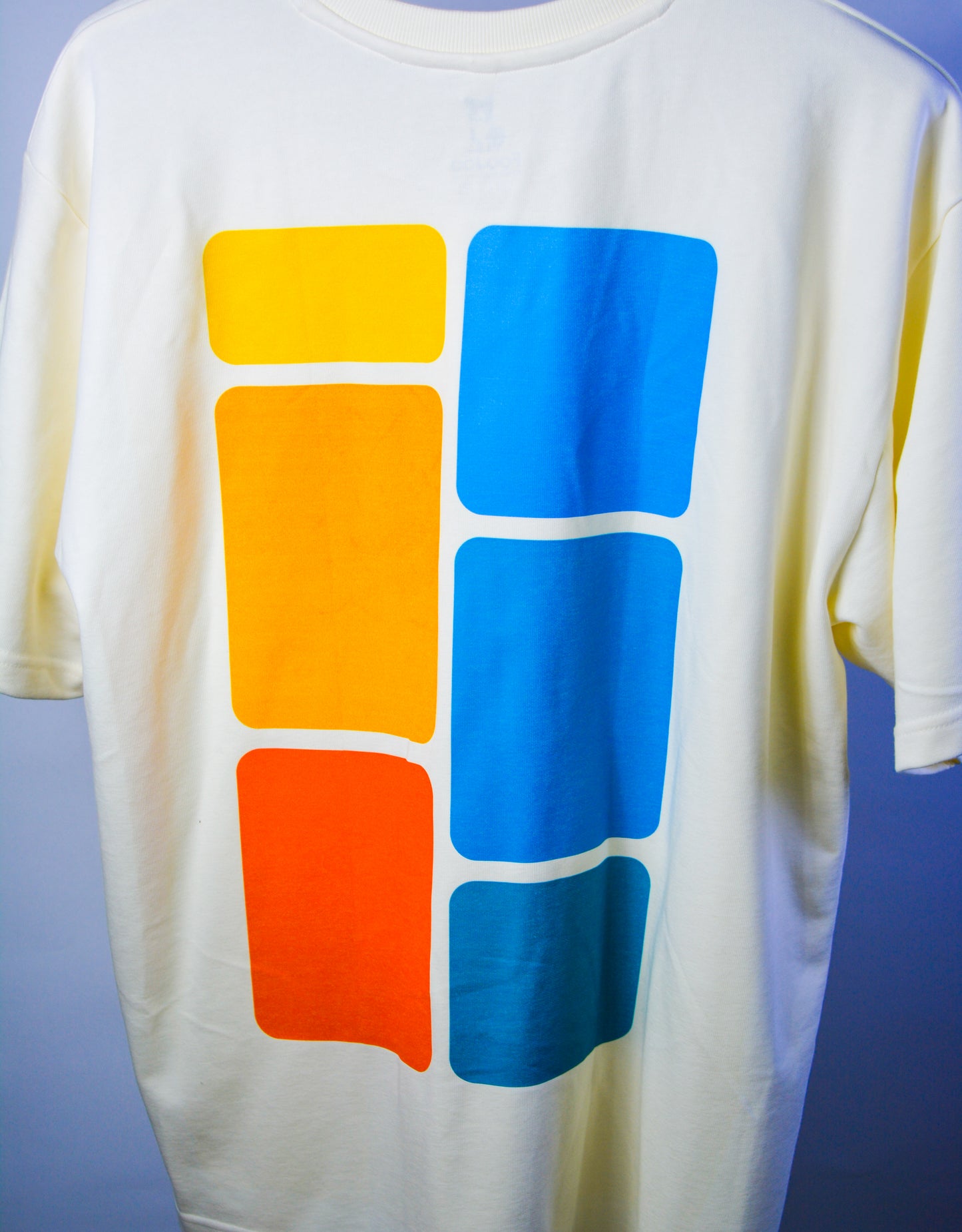 Aqua Block | Oversized Terry Tee