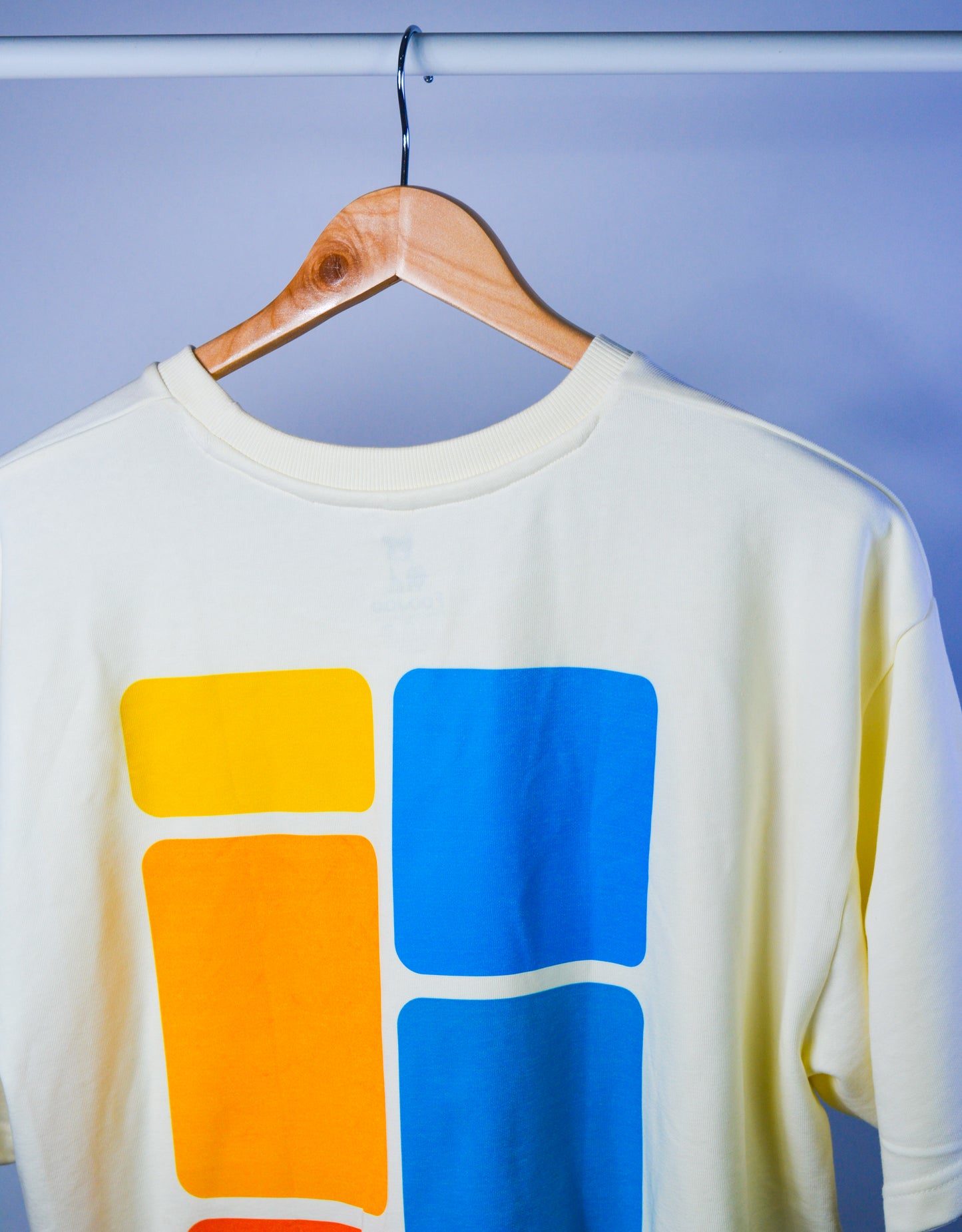 Aqua Block | Oversized Terry Tee