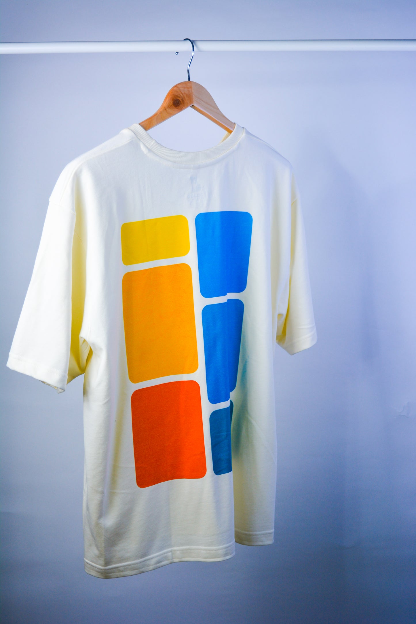 Aqua Block | Oversized Terry Tee
