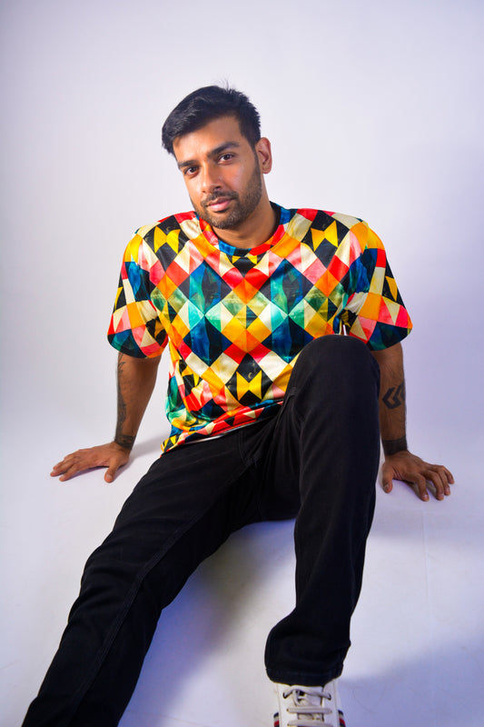 Harlequin | Unisex AOP Oversized Tee