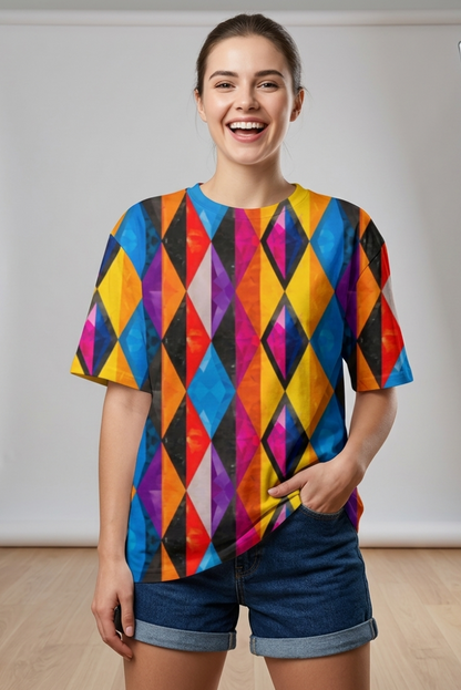 Carnival Prism | Unisex AOP Oversized Tee